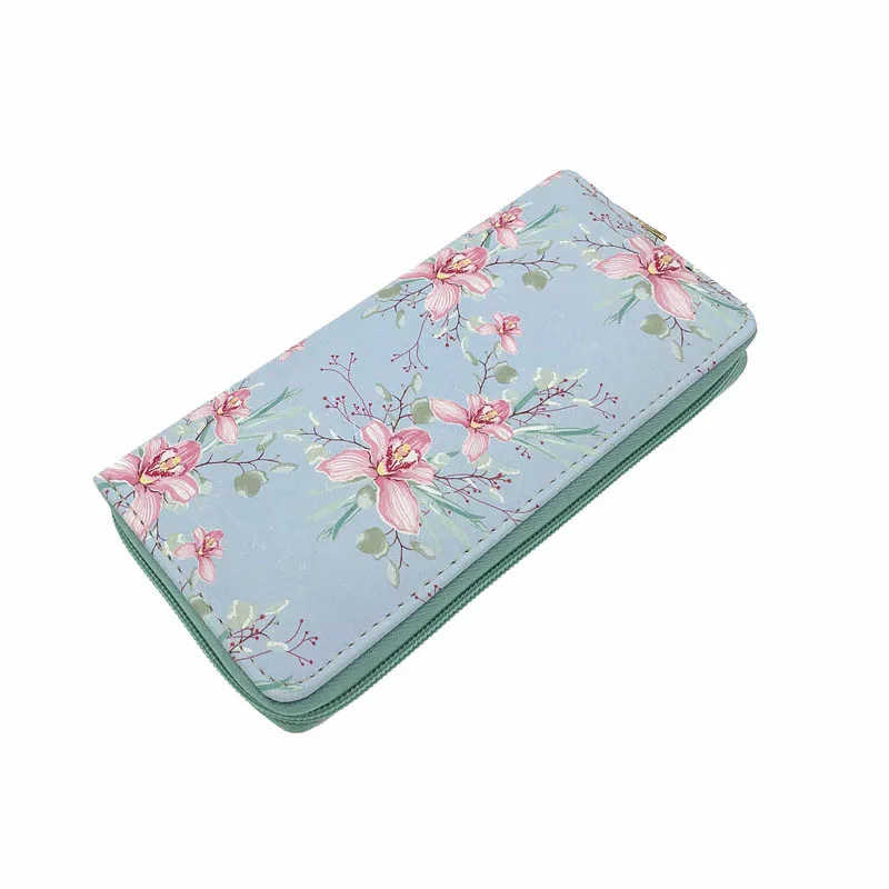 KANDRA 2019 New PU Leather Daisy Floral Print Wallets for Women Fashion Pineapple Flamingo Long Wallet Card Holder Wholesale | Багаж и