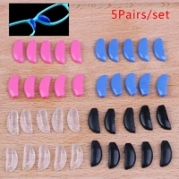 10pcs5pairs anti slip silicone nose pads for glasses push on nose pads repair tool for eyeglass sunglasses eyewear accessories