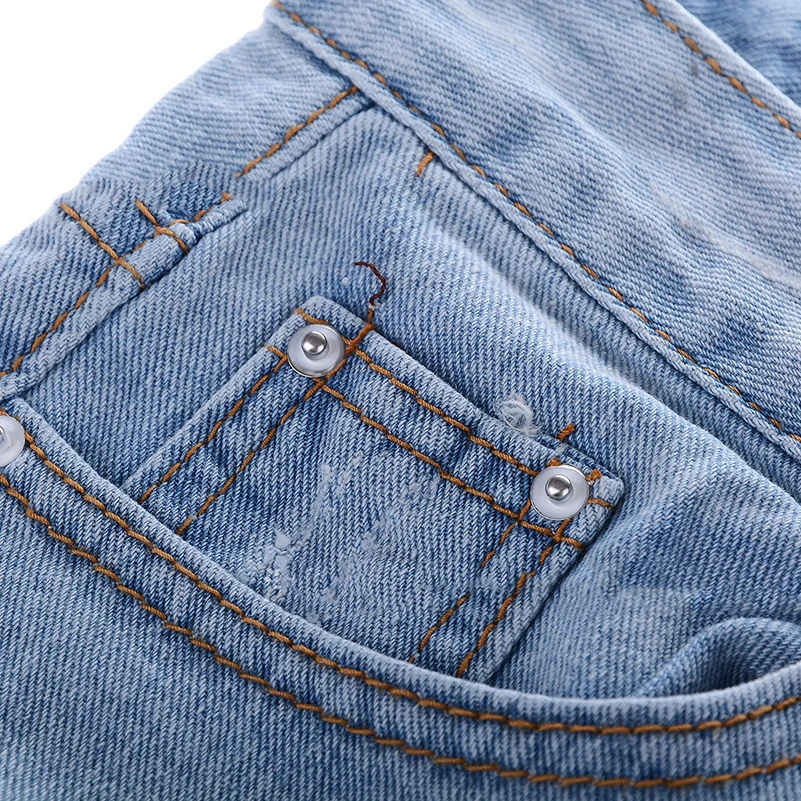 

Boyfriend Casual Jeans Hole Jeans New Women Waist 2019 Pants Low fall Harem Ripped Summer Pocket Fashion Style Denim Cotton