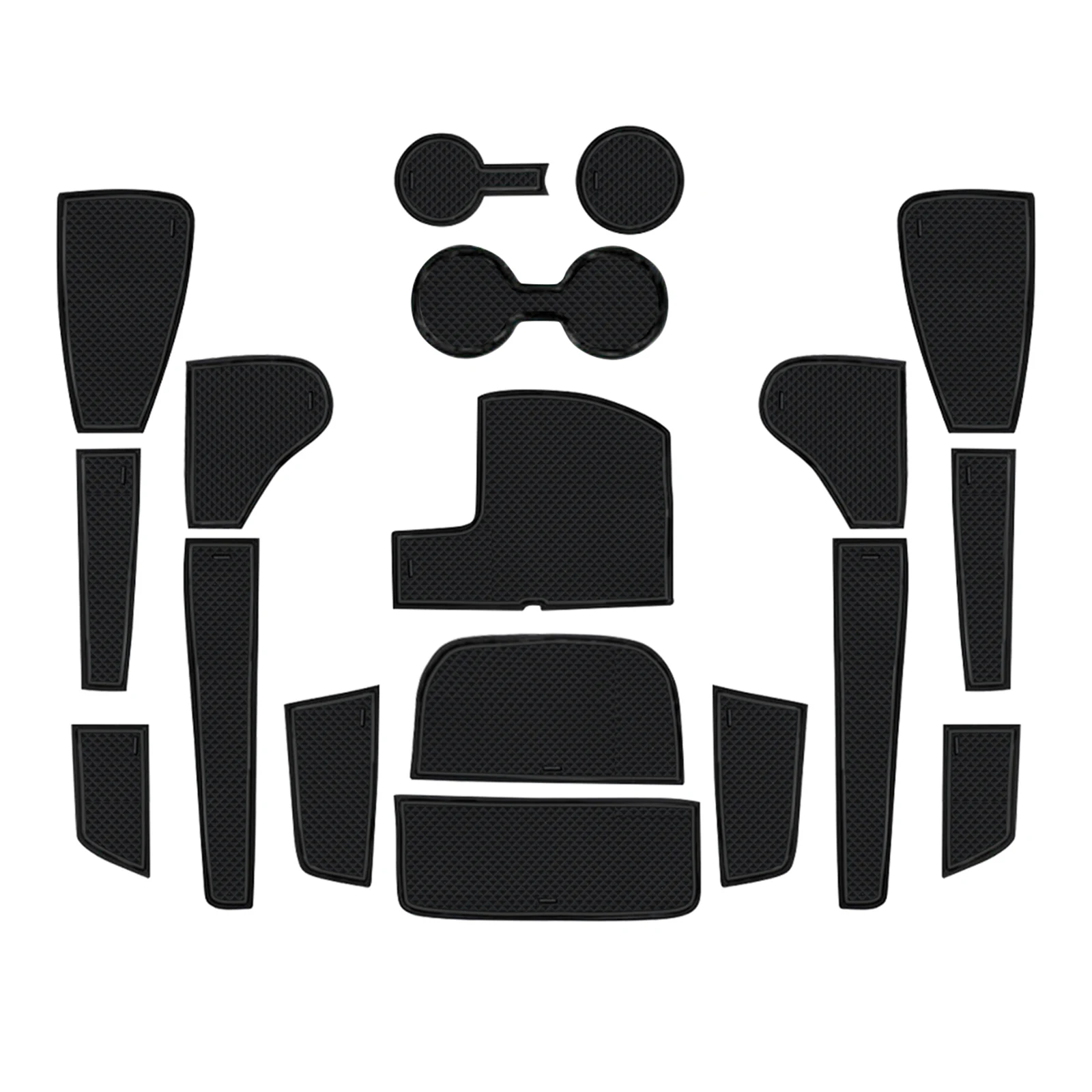 

RUIYA для Kia Seltos 2021 2022 / Kia Celtos 2020-2024 Автомобильная дверь паз коврик противоскользящий слот колодки автомобильный интерьер Kia Seltos аксессуары 2022