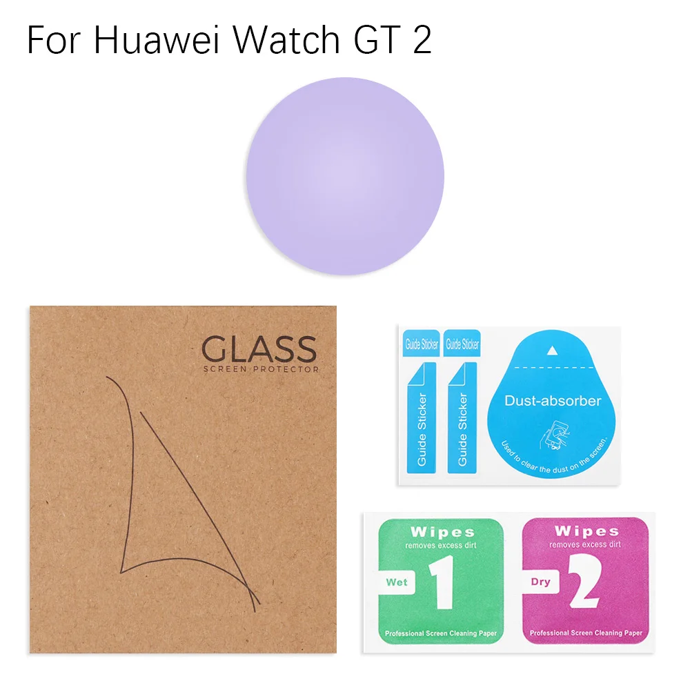 transparent Взрывозащищенная защитная пленка на весь экран для huawei Watch GT2 46 мм аксессуары для смарт-браслета для huawei Watch GT 2 - Цвет: transparent