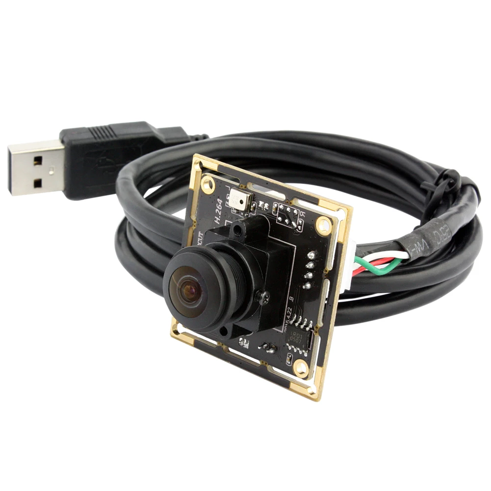 Широкоугольный USB-модуль камеры с объективом Fisheyes для Raspberry Pi Full HD 1080P 2 МП |
