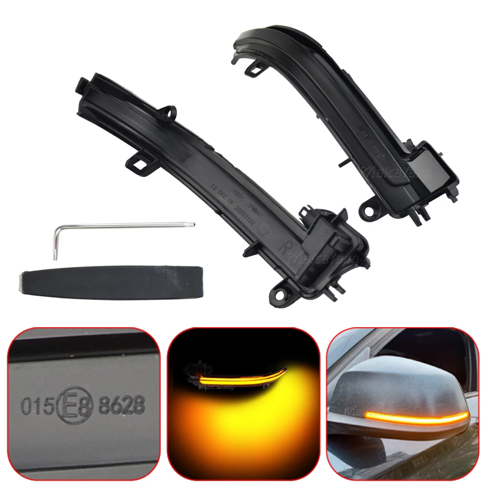 Динамический мигалка зеркало индикатор сигнала поворота светодиодный