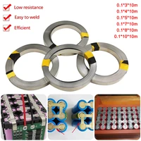 10m length 0 1mm thickness 18650 battery nickel plated steel strip connector spot welder machine battery accessories