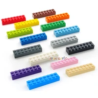 100pcs 2x8 dot diy building blocks thick educational creative toys for children figures plastic bricks size compatible with 3007