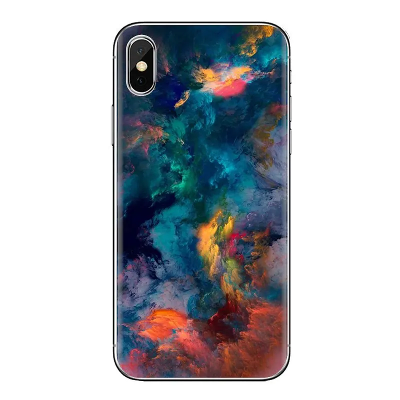 Абстрактные иллюстрации красочные цифровой арт Soft Shell Крышка для samsung Galaxy S3 S4 S5