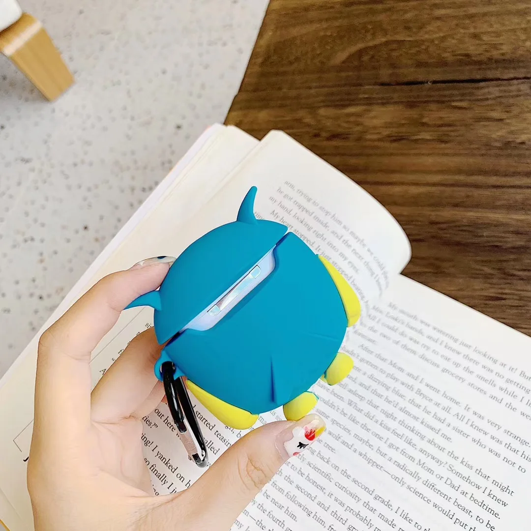 Для AirPods чехол мультфильм сова красивый силикон защитный чехол мода Bluetooth беспроводные наушники чехол для Air pods 1/2 крышка