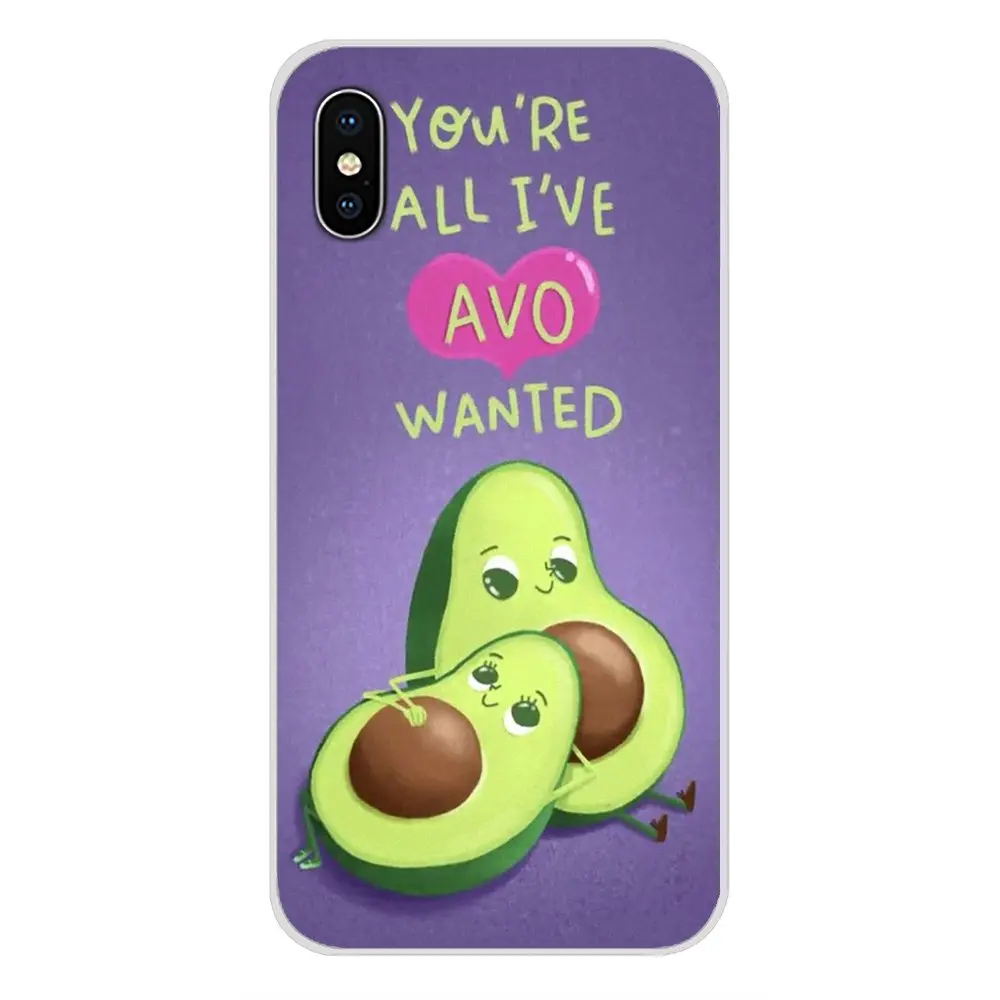 Аксессуары чехлы для телефонов Чехлы с милым рисунком авокадо еды Xiaomi Redmi 4A S2 Note 3