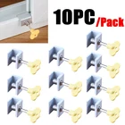 Ограничитель замок на окно, на дверь для шкафов, замок с раздвижной створкой, 10 шт.