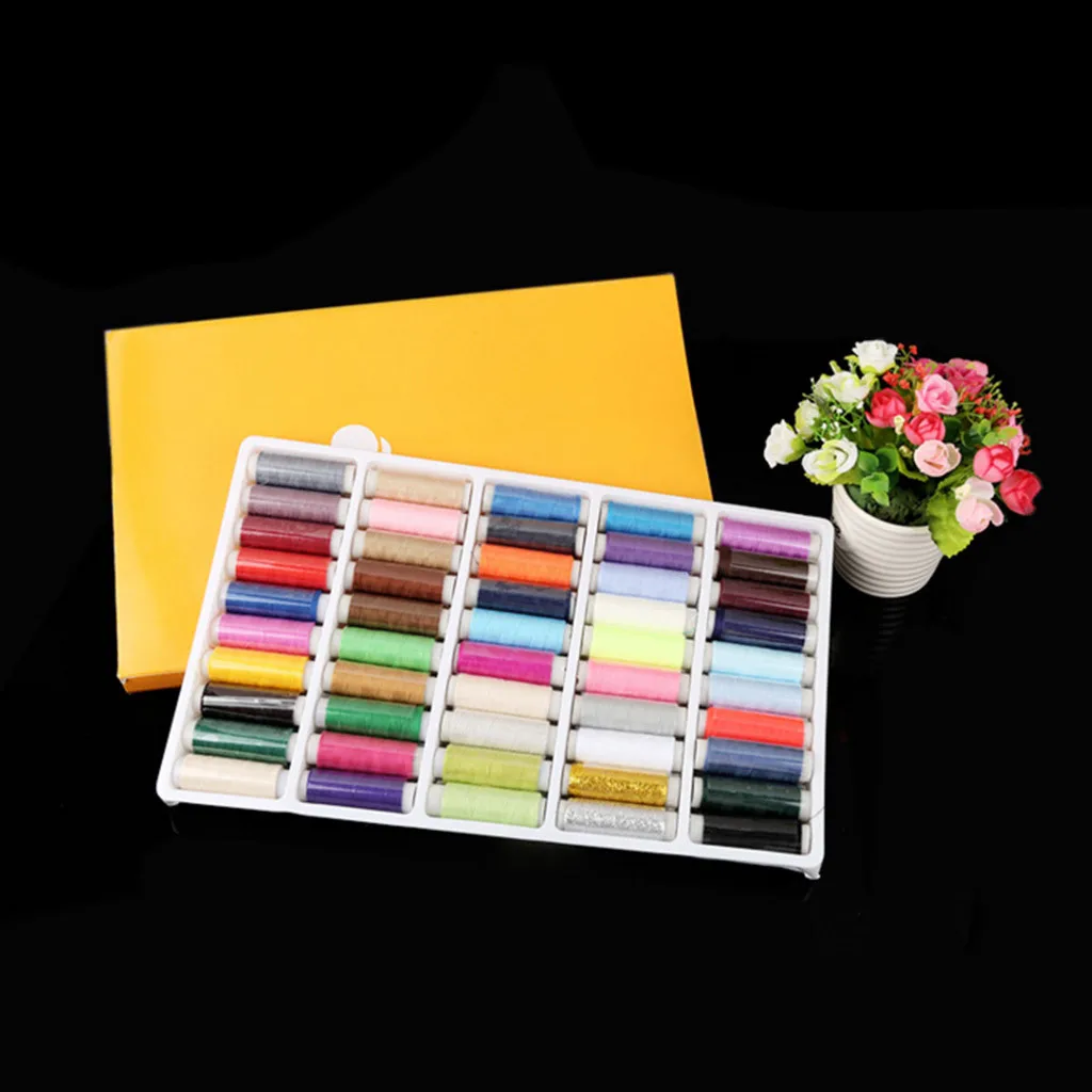 39 шт. маленький рулон бытовой швейной катушки ниток ручная вышивка нить одежда