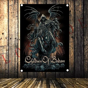 Rock and Roll Stickers Famous Band Posters Wall Hanging HD Printing Art Music Studio Home Decoration Banner & Flag For Gift