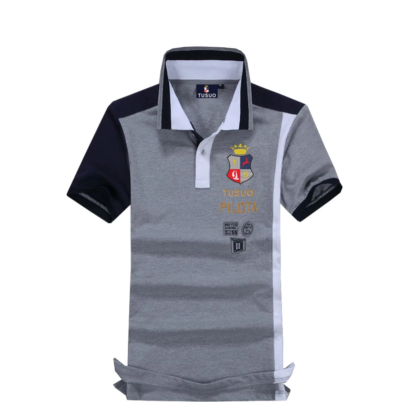 

S-5XL Brand New Men's Summer Fashion New Brand Polo Shirt High Quality Embroidered Cotton Short Sleeve Casual Wear
