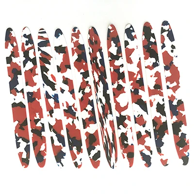 Tie-Dye Много 50 шт целлюлоидные комплекты медиаторов Reeshe Risha толщина 0,71 мм 6 цветов - Цвет: Tie-Dye