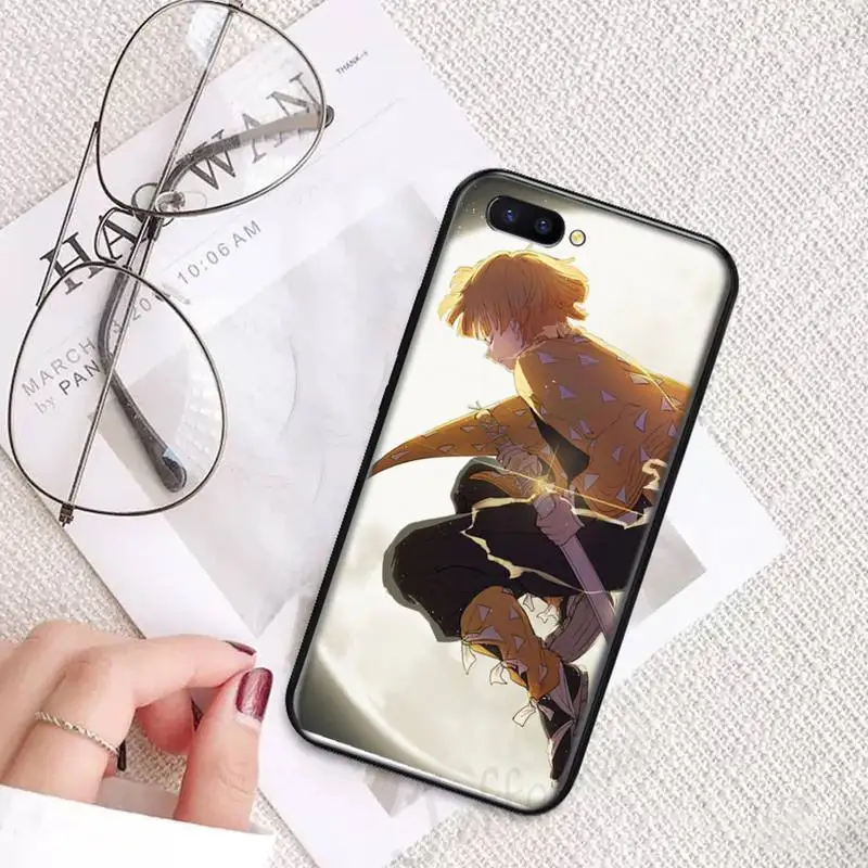 

Anime Demon Slayer Comics Phone Case For OPPO realme 7 6 5 3 2 Pro reno 3 2 Z ace Pro soft silicone cover