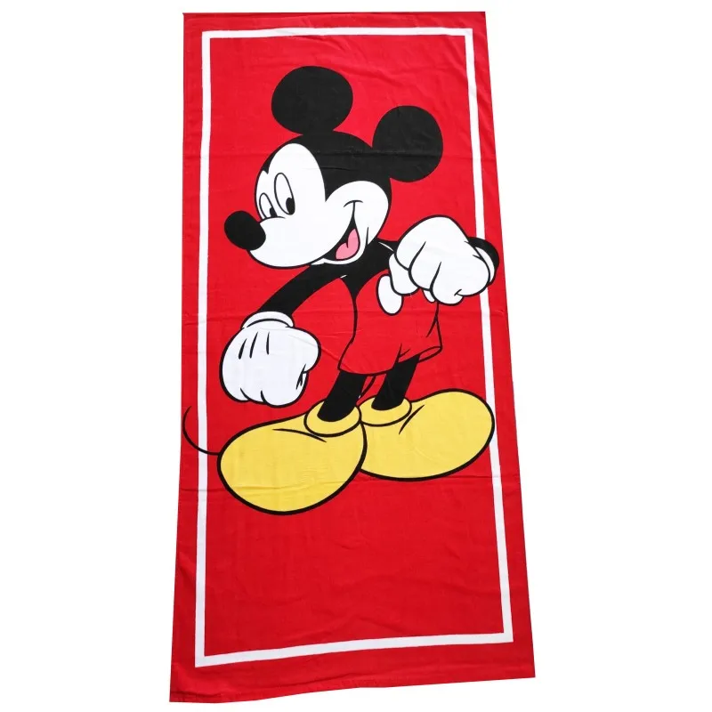 Disney мультфильм красный Минни Микки Маус замороженная ванна/бассейн/пляжное полотенце супермягкий впитыватель хлопок купальное полотенце 75x150 см - Цвет: B