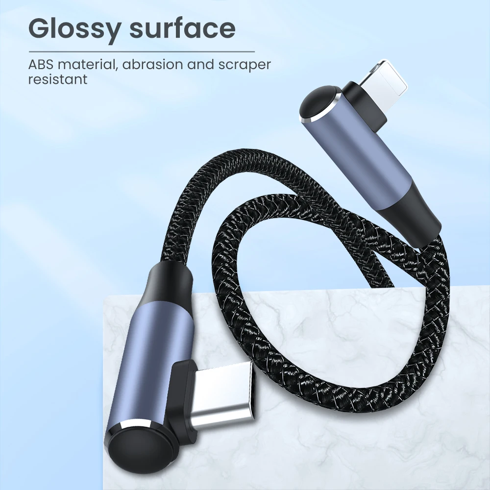 USB кабель PD для iPhone 12 Mini 11 Pro Max New SE XR XS 3A быстрая зарядка с Type C на 8pin зарядный 20