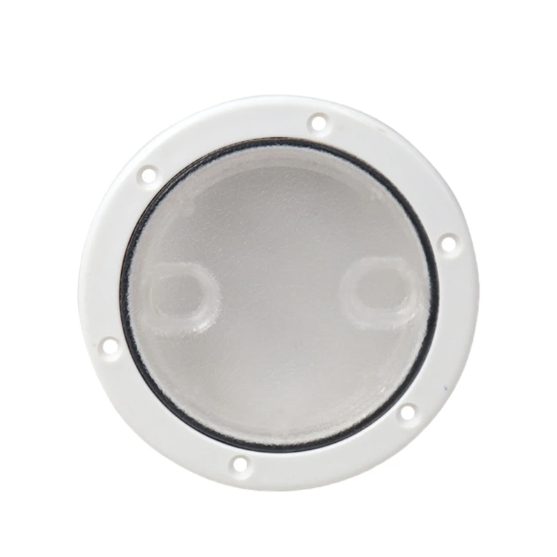 Plastic 6 Inch White Round Transparent Inspection Hatch Deck Cover Corrosion Resistant for Marine Boat Yacht RV Truck | Автомобили и