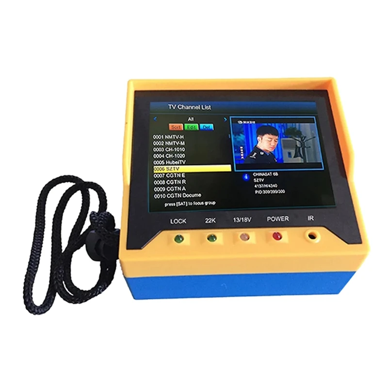 RISE Kpt 356H 3 5 дюймов ручной многофункциональный Dvb S/S2 спутниковый искатель Быстрый