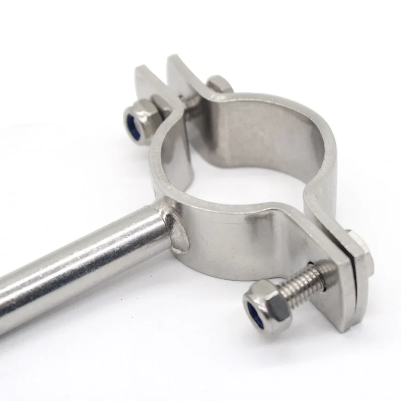 Зажимы для санитарной трубы из нержавеющей стали 254 все размеры 12-304 мм кронштейн