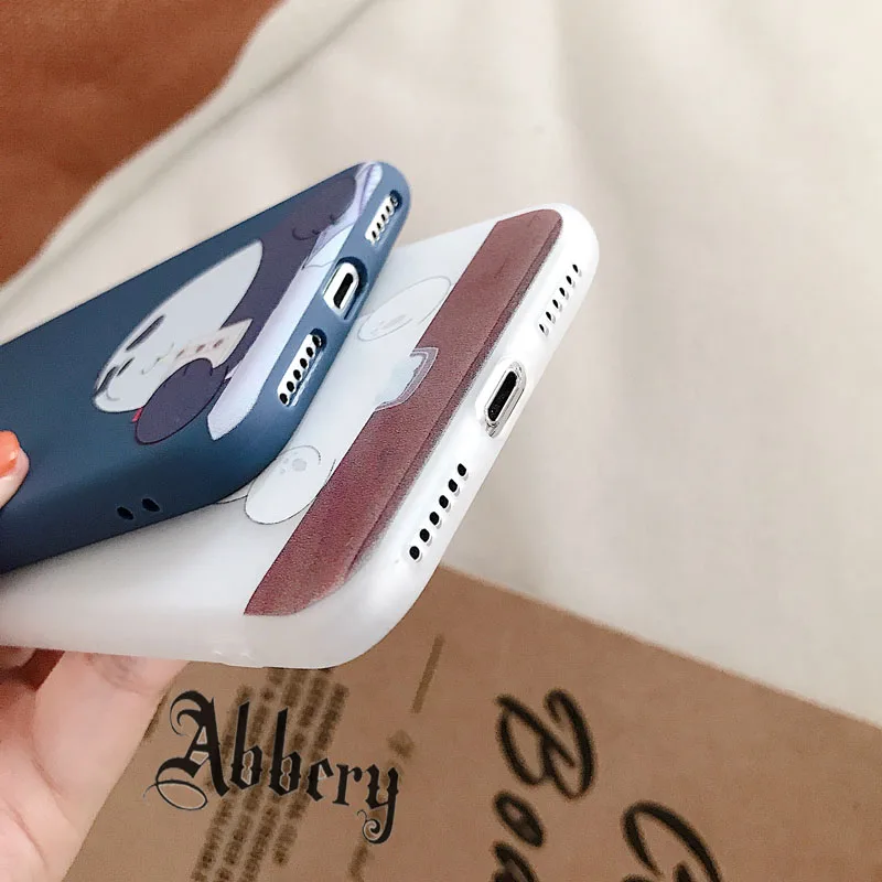 Abbery 3D Cute Cartoon Bear Soft Phone Case for iPhone 6 6s 7 8 Plus X XR XS Max Silicone Back Cover |