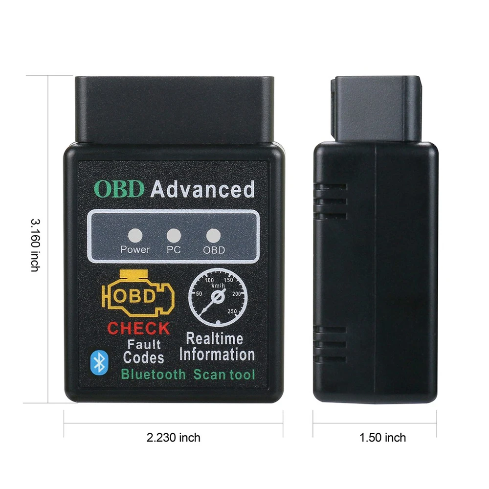 2022 Newest HH OBD ELM327 V2.1 Bluetooth OBD2 OBDII CAN BUS Check Engine Car Auto Diagnostic Scanner Tool Interface Adapter | Автомобили и