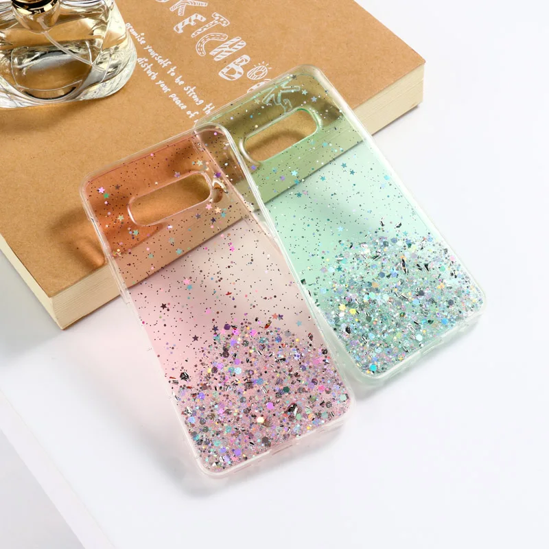 

Glitter Bling Case For Samsung A51 Case Epoxy Funda Samsung A02 A32 A52 A72 A12 A50 A71 A70 A21S S20 FE S21 Ultra S10 Plus Cover