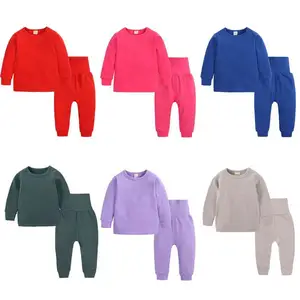 Kids Tales Family Matching Pajamas Set Children Plain Lounge Wear Baby Boys Girls Sleeping Teenager  in USA (United States)