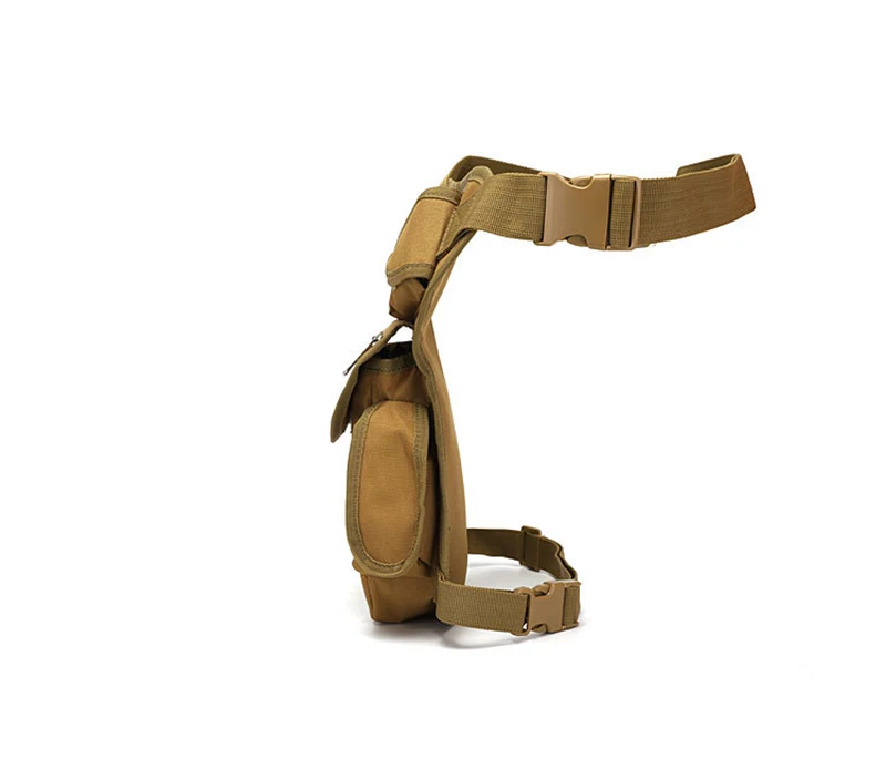 Портативная Мужская поясная сумка тактическая холщовая бедренная нога прямая