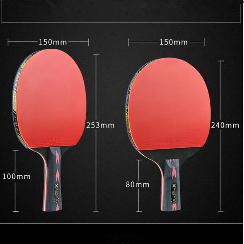 HUIESON 5 звезд ракетка для настольного тенниса ракетки чистого дерева углеродное