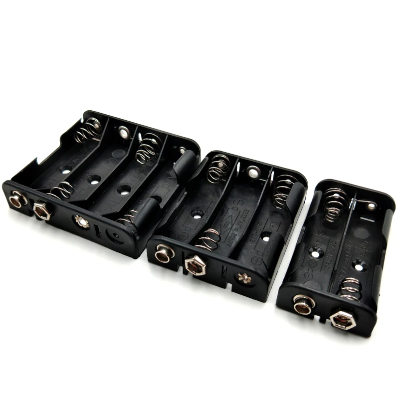 

MasterFire 400pcs/lot Plastic AA Battery Storage Box Case 2 3 4 Slots with 9V Connector 2x 3x 4x 1.5V AA Batteries Holder Shell