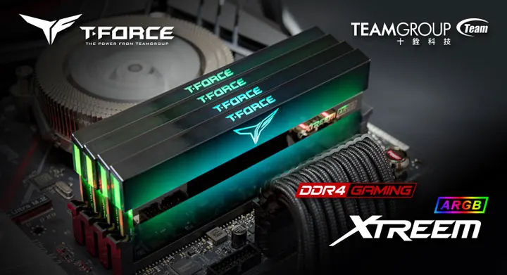 Набор TEAMGROUP T-Force ARGB 4000 МГц CL18 16 Гб (2x8 ГБ) PC4-32000 двухканальная ОЗУ DDR4 D игровая Память