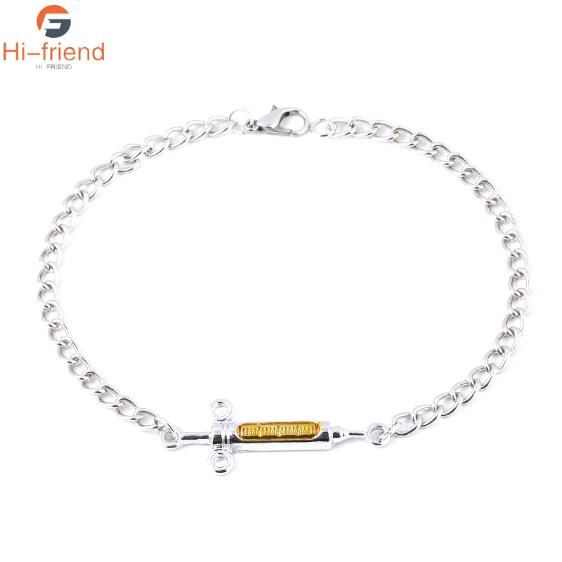 Новая мода шприц браслет анатомии влюбленных человеческого сердца легких