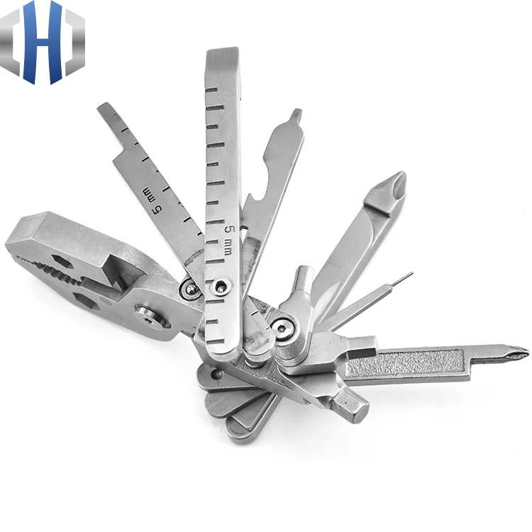 Stainless Steel Folding Multi-purpose Pliers Screwdriver 25 In 1 Portable Universal Outdoor Multi-tool | Спорт и развлечения