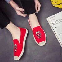 summer fashion boys casual shoe male canvas fisherman loafers driving shoes breathable flats hemp espadrilles linen ad 77