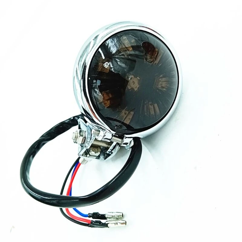 2021 New Motorcycle Red 12V LED Adjustable Cafe Racer Style Stop Tail Light Motorbike |