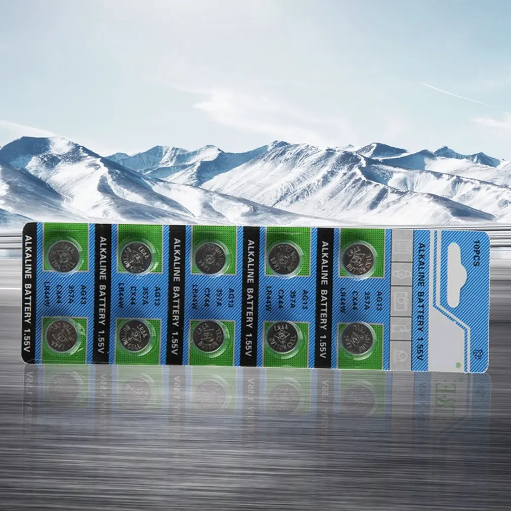 10 шт./упаковка батарейки для слухового аппарата Lr44 | Электроника