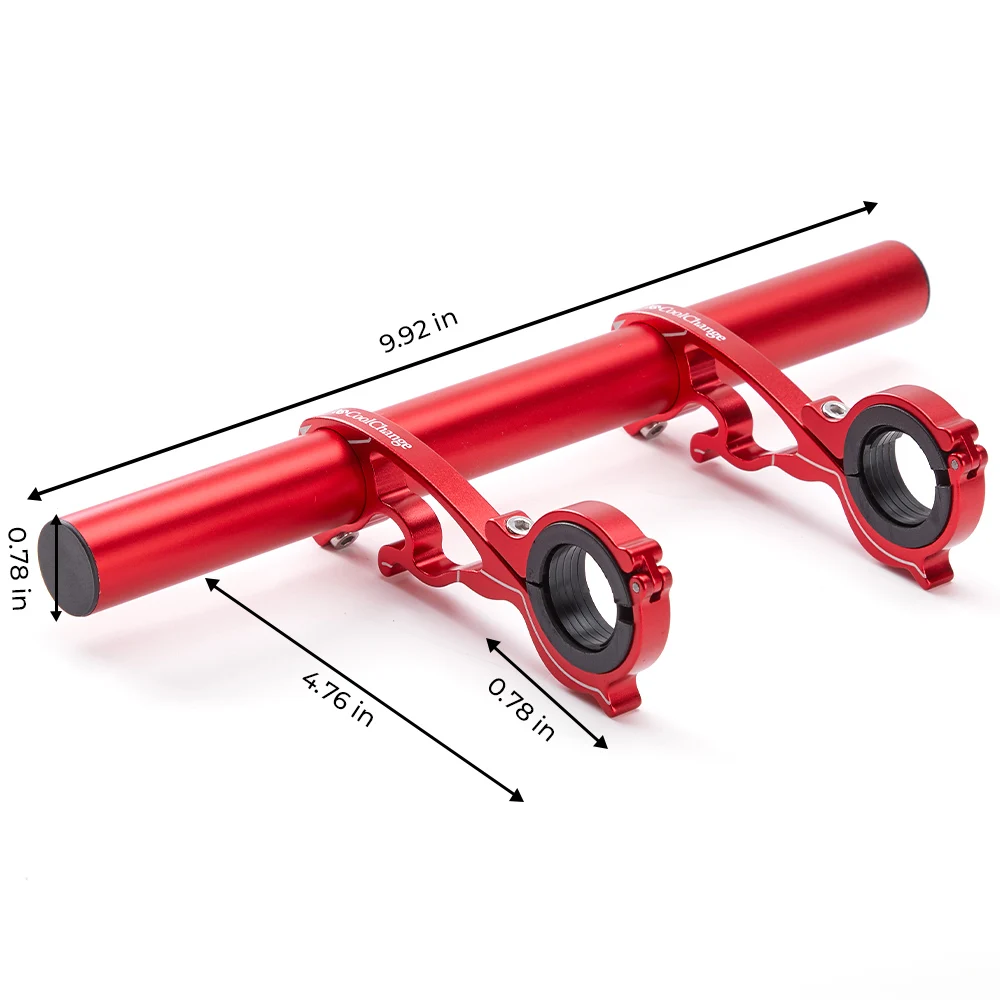 

10/20cm Bicycle Handlebar Extender Mountain MTB Bike Handle Bar Headlight Flashlight Lamp Holder Speedometer Mount Cycling Parts