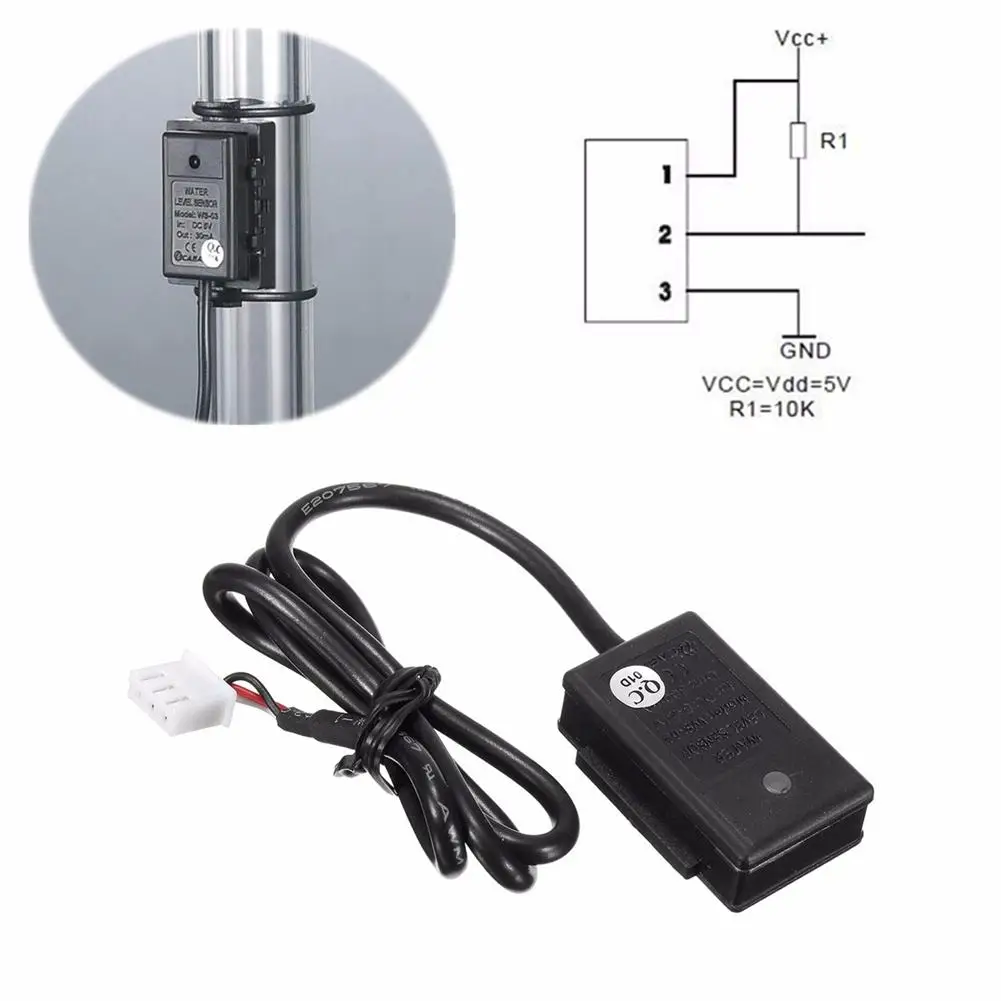 Датчик уровня жидкости Бесконтактный светодиодный детектор для резервуара труб