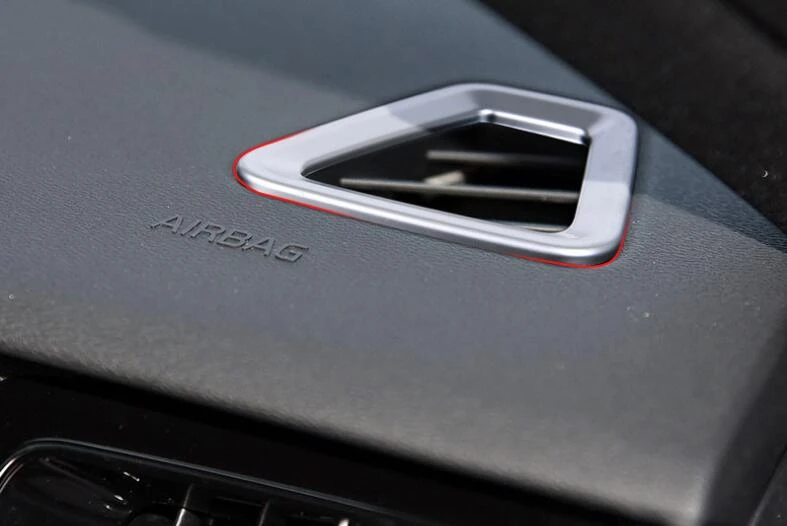 Роскошный 1 шт. углеродное волокно ABS хром автомобильный Кондиционер на выходе