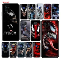 silicone cover villain marvel venom for xiaomi redmi note 10 10s 9 9s pro max 9t 8t 8 7 6 5 pro 5a phone case