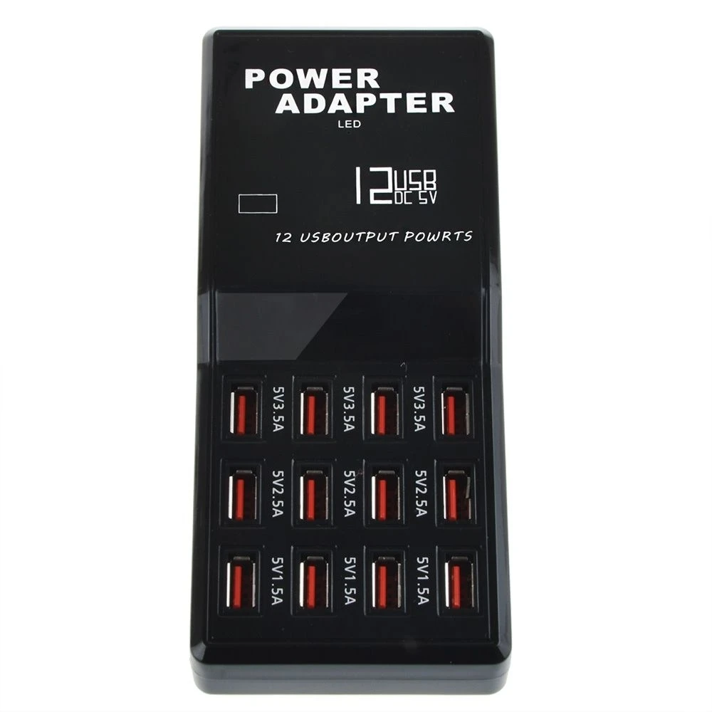 Зарядная станция с 12 Usb-портами и функцией быстрой зарядки 60 Вт | Электроника