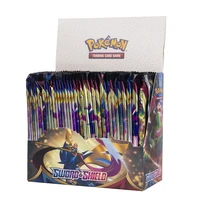 genuine pokemon card 324pcs sword shield english booster box battle carte trading card game collection cards toy kid gift