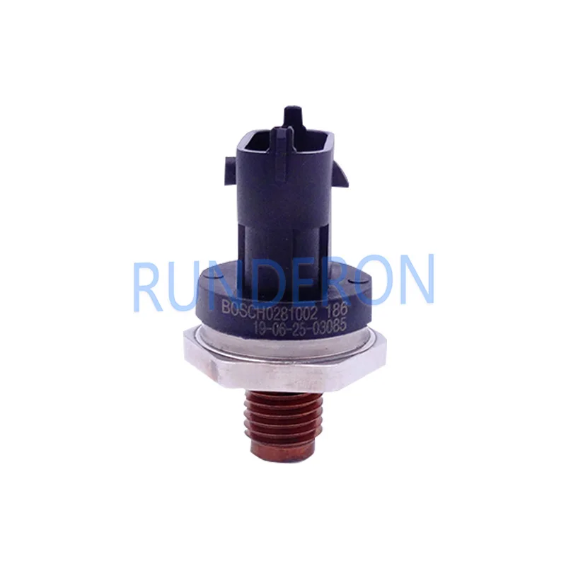 RUNDERON 0281002186 Датчик давления в топливной системе Common Rail для Bosch HYUNDAI