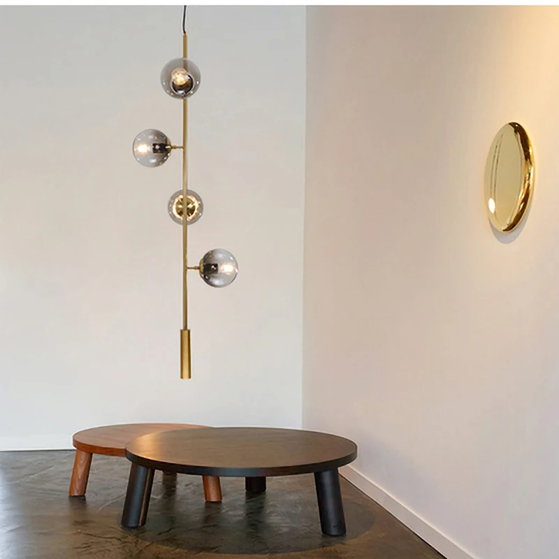 Стеклянные подвесные светильники в стиле постмодерн Скандинавская