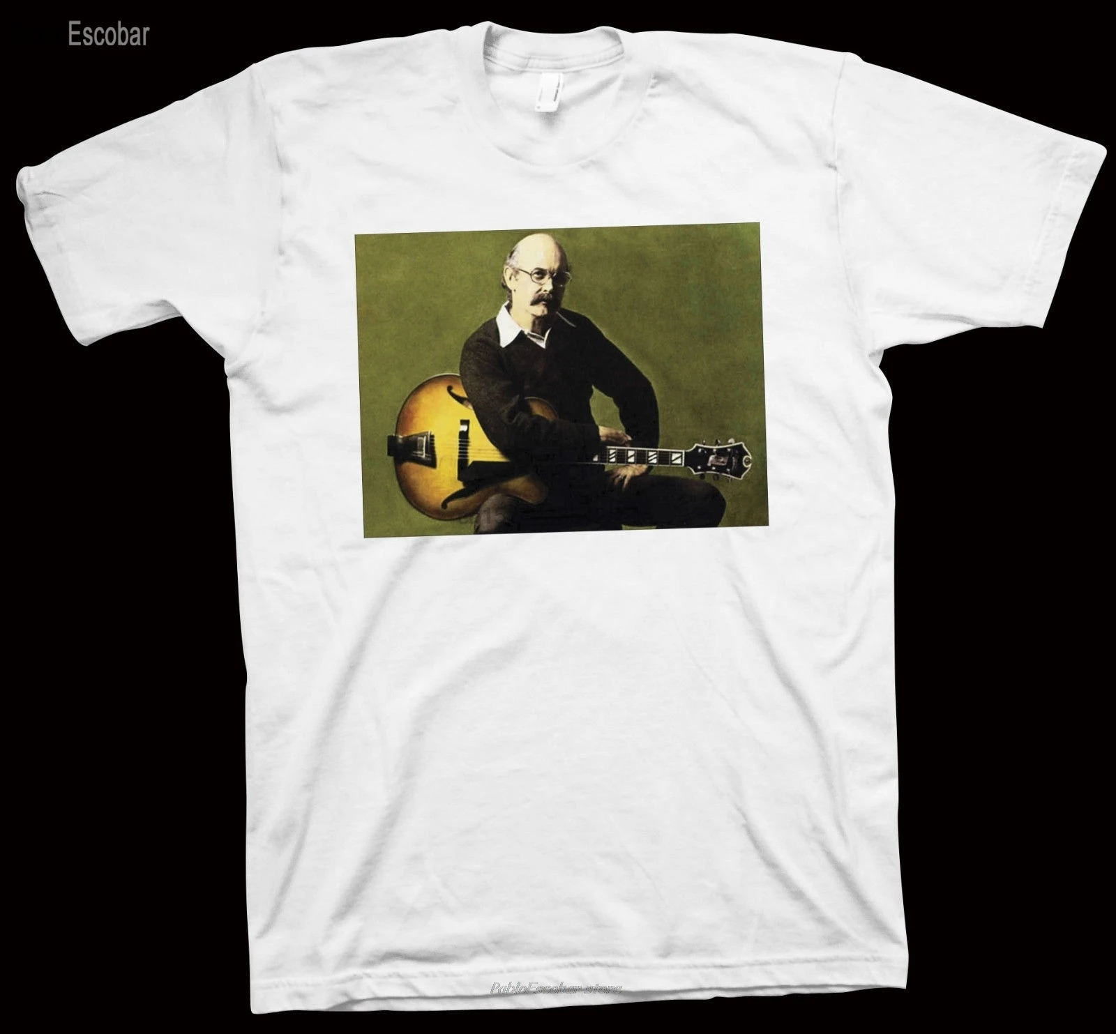 Футболка с принтом Джима холла гитарист гитара ПЭТ Мэни Майлс Дэвис Джон колтран