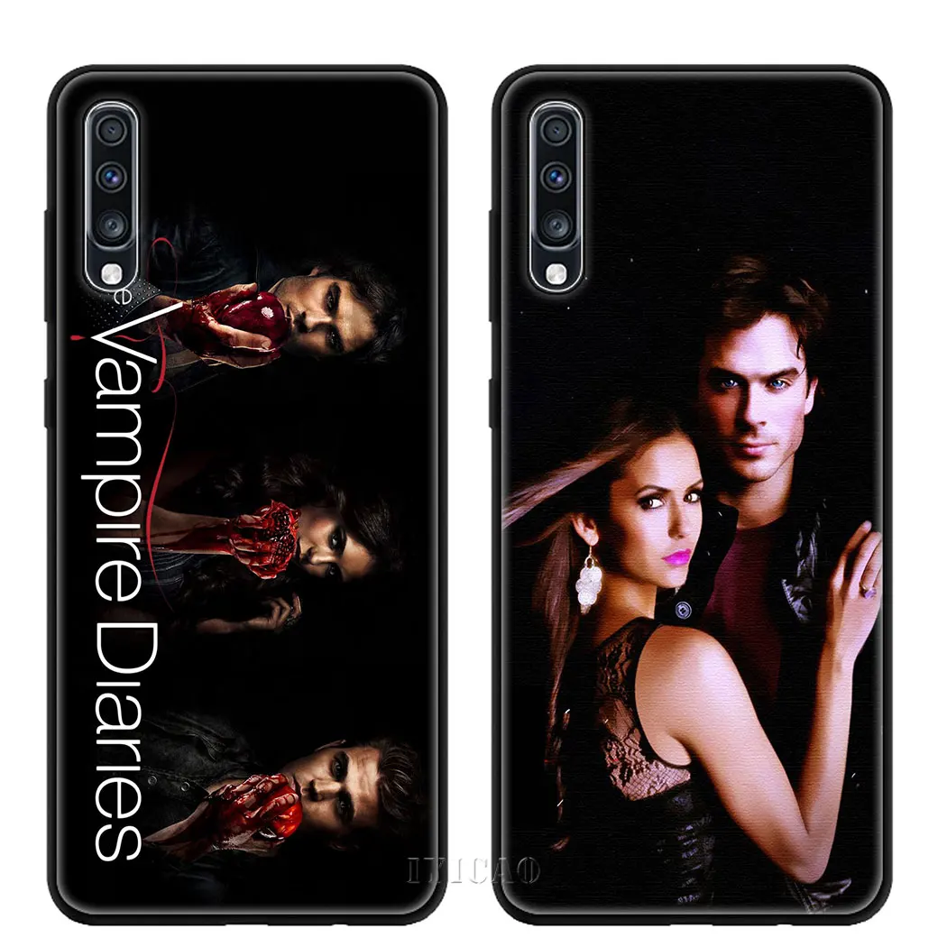 Мягкий силиконовый чехол Дневники вампира из ТПУ для Samsung Galaxy Note 10 Plus A50s A40s A30s A20s