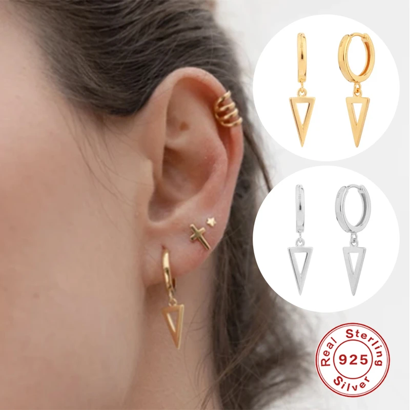 Женские серьги-кольца из серебра 100% пробы с фианитами | Украшения и аксессуары