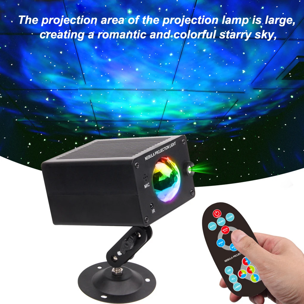 

Free Shipping LED Galaxy Stage Effect Lighting Strobe Laser Projector Night Disco Ball Christmas Holiday Lamp For Home DJ Party