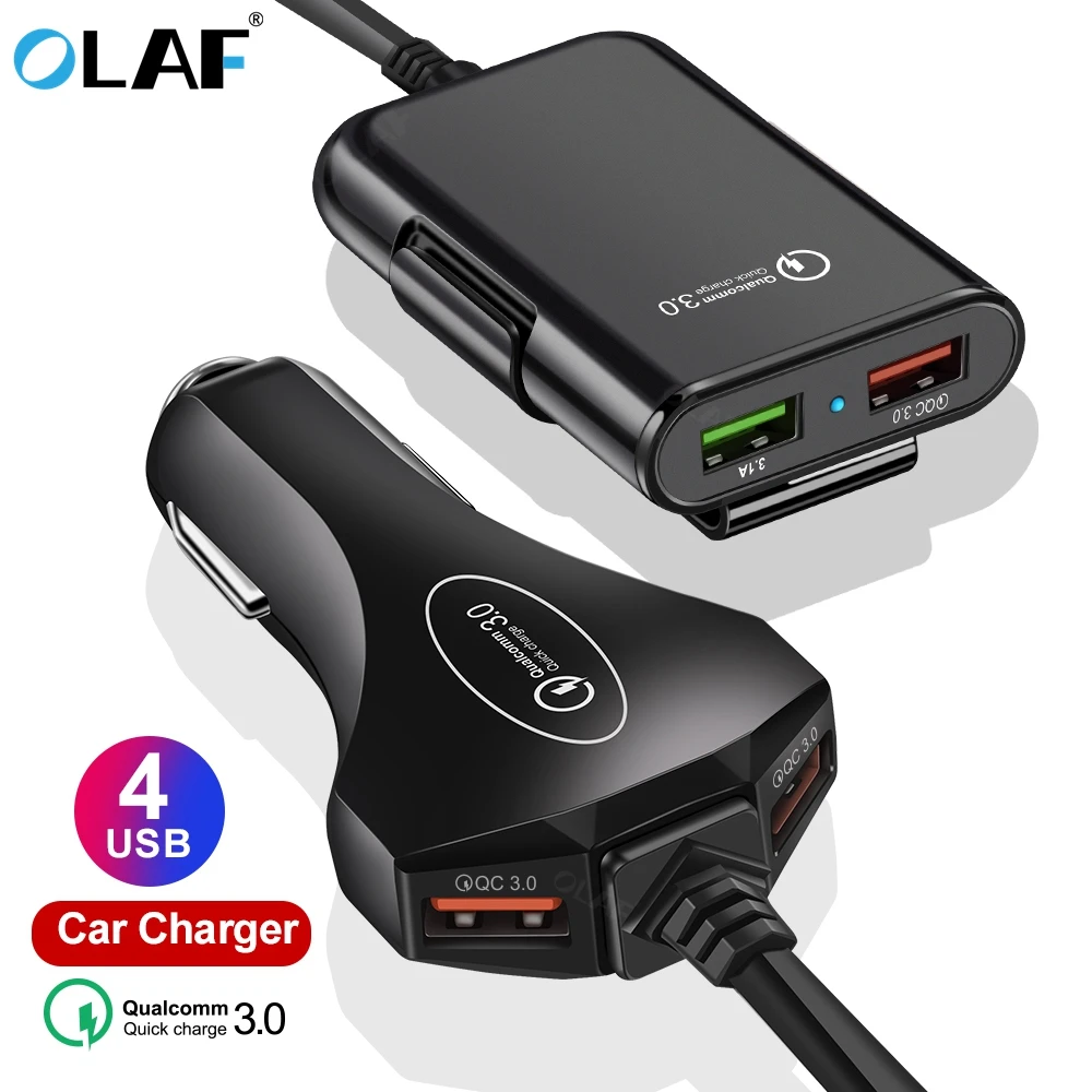 Автомобильное зарядное устройство OLAF с 3 4 USB портами|Зарядные устройства для телефонов| |
