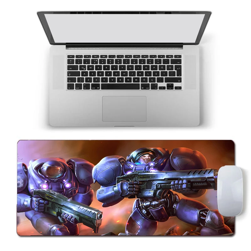 

Starcraft Mouse Pad Gaming Large Dywan Gamer Keyboard Desk Mat Table Carpet Mousepad XL XXL 900x400 For Computer CSGO LOL Laptop